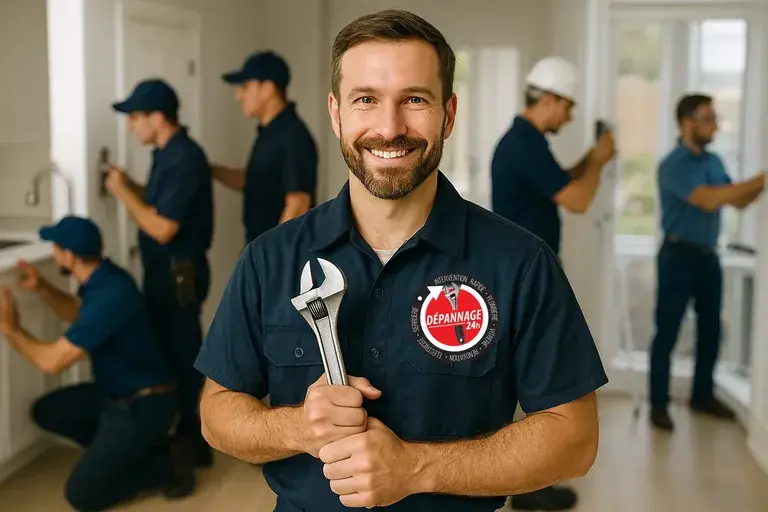 Technicien intervenant en urgence à Lyon – Dépannage 24, disponible 24h/24 et 7j/7